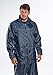 Portwest US440 Classic Waterproof Rain Jacket wth Pack Away Hood & Sealed Seams, Navy, Medium