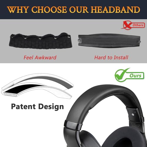 SOULWIT Headband for Sennheiser HD579/HD595/HD598/HD599/HD599 - Black by SOULWIT - Used condition - Image 4