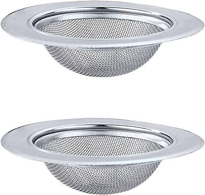 HATIMIS Stainless Steel Sink Drainer Set, 2-Pieces - Medium & Large Silver (B082VD2QKM) Amazon Price History, Amazon Price Tracker