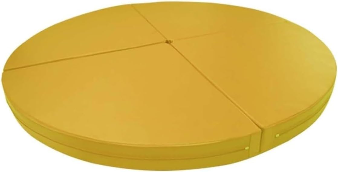Pole Crash Mat，Stripper Pole Crash Pad， Crash Mat Duty Thickened Pole Dance Mat for Adult Safety Dance Floor Pad Multi-use Dancing Cushion(Yellow,120cmx5cm(47"x2"))