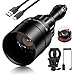 UniqueFire UF1508 Black IR 850NM T75 Infrared Light Night Vision Flashlight Adjustable Focus Zoomable Torch with 38MM, 50MM and 67MM Lens Head kit Set for Night Hunting (850NM kit Set)