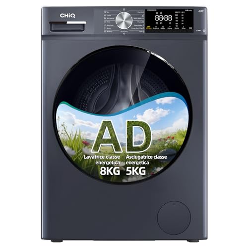CHiQ CW85862HX Lavasciuga 8/5 kg Inverter 1400 giri Vapore Classe A