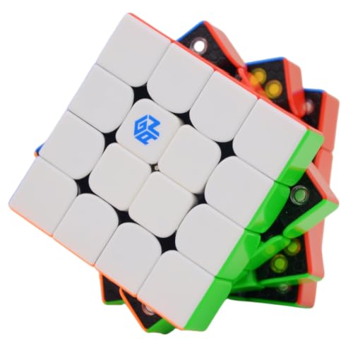 Bukefuno GAN 460 M 4x4 Magnetic Stickerless Speed Cube Puzzle Gans 460M