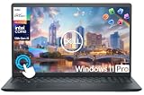Dell Inspiron 15 Touchscreen Laptop for 2025-2026 Business Student Home, AI Computer, 15.6' FHD, 10-Core Intel i5, 16GB RAM, 1TB Storage (512GB SSD+500GB Ext) MarxsolAddon, Win 11 Pro, Lifetime Office