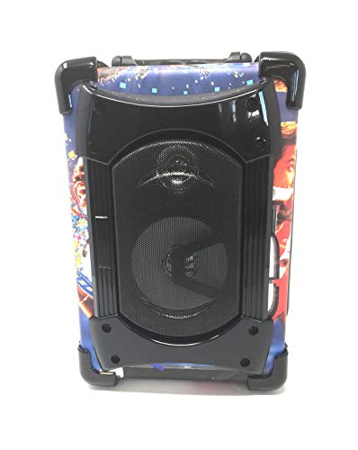 Altavoz Portátil Sakkyo APM85. Potencia 10W RMS y Acceso Bluetooth, USB, Micro SD, AUX in, Radio FM, MP3 y Correa para Hombro