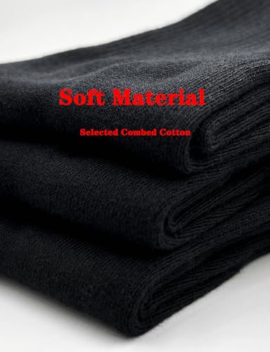 Image of Womens Crew Socks, Athletic Gym LightWeight Socks Thin Cotton Casual Calf Socks