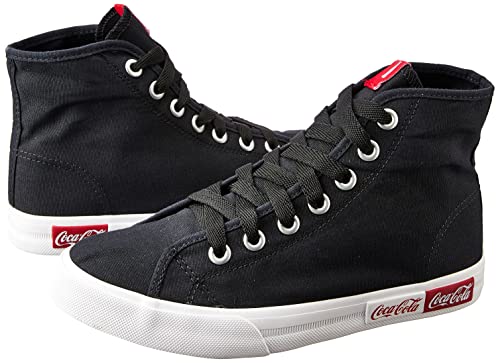 Tênis Coca-Cola Shoes, Blend Basic Hi, Unisex, Preto, 37