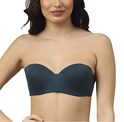 Image of Brachy Women's Every Day's Padded Underwired Demi Cup Bra T Shirt Padded Underwired Pushup Bra 85% Poly Cotton, 15% Elastane