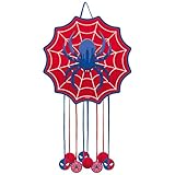 OH YEAH - Piñata de Cumpleaños Grande Spider 45 x 45 cm - Decoración Fiestas Infantiles Niño y Niña - Piñatas Grandes para Rellenar con Juguetes y chuches - FÁCIL DE RELLENAR