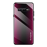 damen rahmengenähte schuhe [Schutz]: Samsung Galaxy S10 Hülle aus hochwertig gehärteten Glas der Stärke H9 sowie ein weicher TPU-Rahmen bieten, Es schadet nicht dem Telefon,Perfekte Passform in den Händen,Hohe Qualität und langlebig.