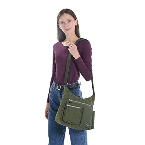 Mhcnll Crossbody Bag With Anti Theft Rfid Pocket - Women Lightweight Water-Resistant Purse (Green) #TOP2