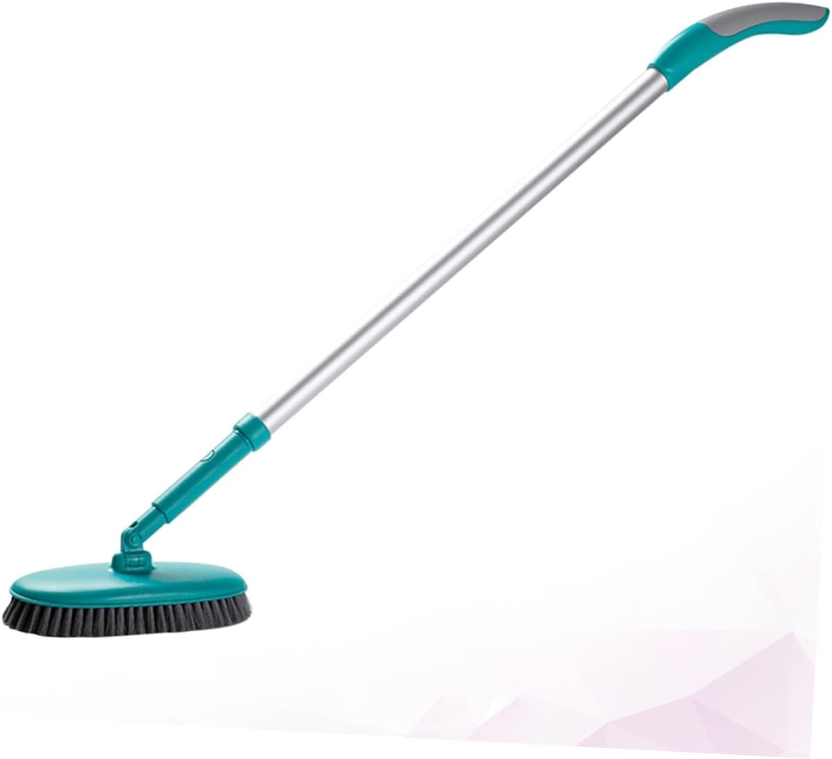 NOLITOY Flexible Floor Brush Long Handle Tile Floor Cleaning Grout Cleaner Soft Bristles for High Cleanliness