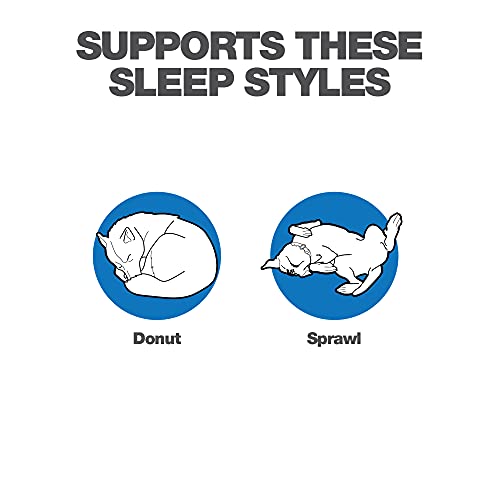 Petmate La-Z-Boy Ginger Cuddler Dog Bed, Sunset, 22" X 22" #TOP4