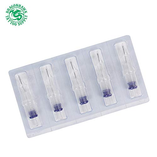 Dragonhawk 20Pcs Extreme Cartridges Disposable Tattoo Needle Standard 7 Round Liner (7Rl) #TOP4