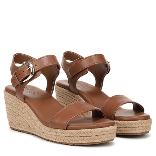 Naturalizer Women's Stella Wedge Sandal Walnut Brown Leather 9.5 M by Naturalizer - Used condition - Image 7