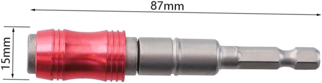 ORFOFE 20degree Magnetic Bit Holder Extension Socket for Screwdrivers Durable Easy to Install Anti Plating for Tight Spaces and Electric Drills