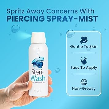 Steri-Wash Aftercare Piercing Spray 3 oz