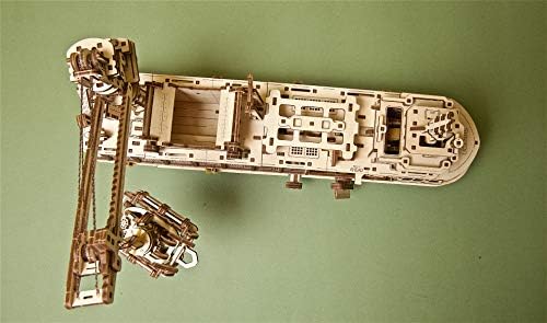 UGEARS 3D Puzzles Research Vessel - DIY Model Ship 3D - Exclusive Wooden Model Kits for Adults to Build - Unique and Creative Wooden Mechanical Models - Self Assembly Woodcraft Construction Kits