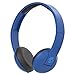 Skullcandy Uproar Bluetooth Wireless On-Ear Headphones with Built-In Microphone and Remote, 10-Hour Rechargeable Battery, Soft Synthetic Leather Ear Pillows for Comfort, Royal Blue