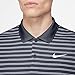 Nike Dri-FIT Men’s Victory Core Golf Polo – Solid & Stripe Styles, 4-Way Stretch, Moisture-Wicking Performance Shirt (Obsidian | White (Stripe), Medium)