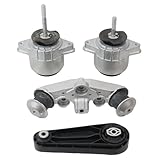 Engine Mount Kit Engine Motor & Transmission Mount Set Compatible with Porsche Panamera 4.8L V8 2010-2016 Replaces 94837505712 94837505812 97037511801