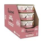 Applaws 100% Natural Wet Dog Food Tins, Chicken Breast with Ham and Vegetable in Broth, 156g (Pack of 12)