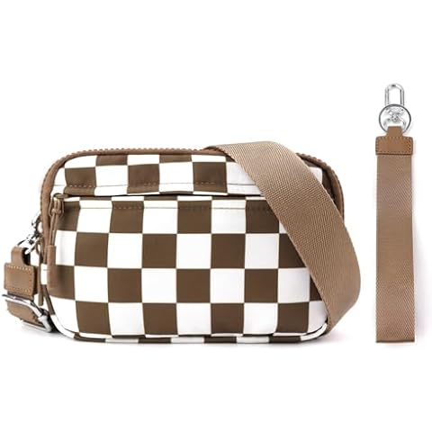 IBEE Dual Wristlet Wallets for Women RFID Blocking Crossbody Wallets Purse with ID Window Large Wristlet Purse Nylon Zipper Phone Wallet 2 Straps Cover