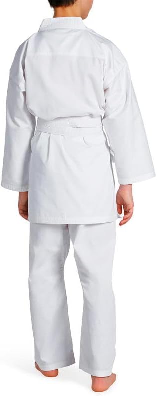 Fisticuffs Kids Children's Student Karate Aikido Suit Gi Uniform with Free White Belt - Premium Quality, Comfortable Fit.