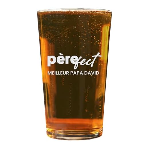 CADEAUX.COM - Verre à bière personnalisé pinte - Père-fect