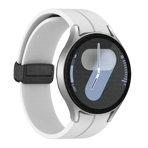 Bracelet montre silicone Samsung Galaxy Watch 5 Pro 45mm anti-irritation à attache magnétique