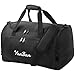WuYan Sac de Sport pour Homme ou Femme, fourre-Tout de Voyage, Week-End, Gym, Fitness, actionnement, extérieur, entraînement (Noir)