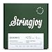 Stringjoy Broadways Pure Nickel Electric Guitar Strings (Heavy Bottom Light Gauge (10-52), 1-Pack)