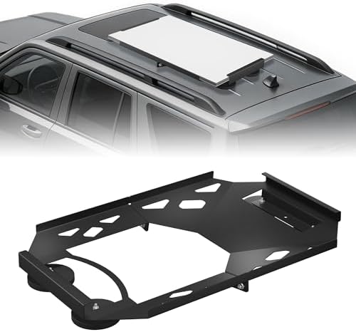 Standard 4/4X/Gen 3 Flat Magnetic Mount for Starlink,Ultra Strong 220lbs Quick Release Starlink Standard Dish Roof Mount,for Vehicles,Boats,RV and Overlanding,Stainless Steel,Black