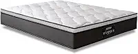 Colchão Casal Molas Ensacadas Pillow Top Maximus 138x188x24cm Cinza/Branco Gazin - Suporta até 120Kg por Pessoa