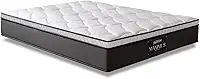 Colchão Casal Molas Ensacadas Pillow Top Maximus 138x188x24cm Cinza/Branco Gazin - Suporta até 120Kg por Pessoa