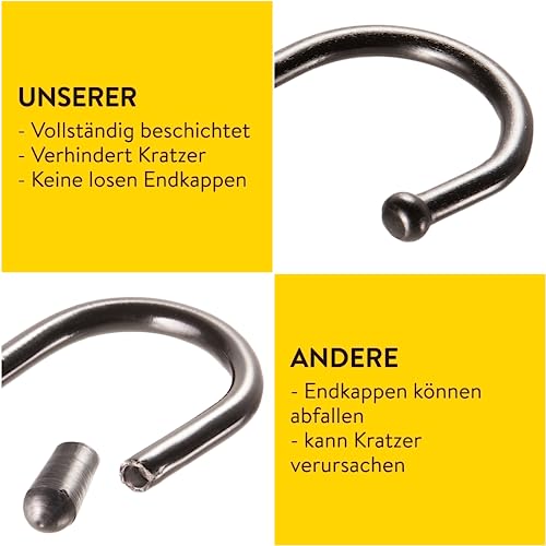 PRETEX Spanngurte mit Haken, 12-teiliges Set – mit Haken in 4 Längen – strapazierfähige, mehrfarbige Gepäckgurte