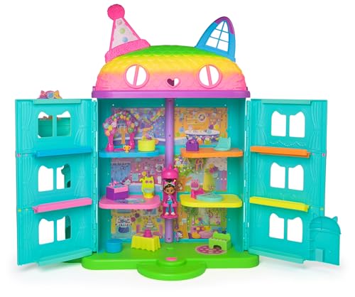 Gabby's Dollhouse Casa Festiva el Regalo de Cumpleaños con Sonidos Reales 4