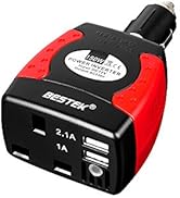 BESTEK MRI1513U-UK PLUG 150 W Power Inverter Car Laptop Charger DC 12V to AC 230V 240V Converter ...