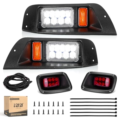 Kit d'éclairage LED EZGO TXT 12V avec phares et feux arrière