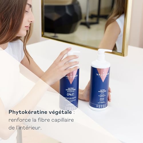 Masque ultra-hydratant Valquer Profesional Ice soin cheveux abîmés pot de 1000 ml