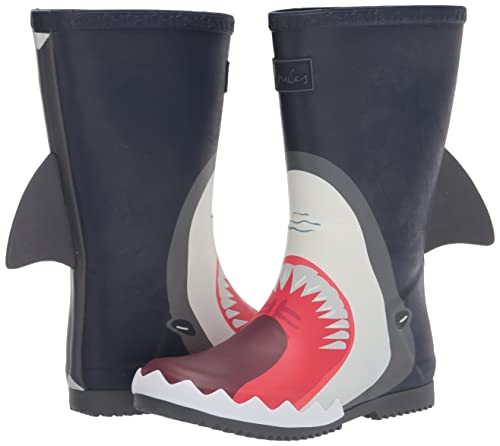Joules Boys Rain Boot, Nvyshrk, 1 Big Kid Us #TOP6