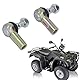 2 Stück Spurstangenkopf, Spurstangen-Kugelgelenk M10, 10 Mm Stabilisator-Kugelgelenk-Set, Spurstangenkopf-Set für 50 70 90 110 125 ATV, Roller, Kart, Motocross