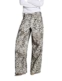 Kedera Women's Leopard Printed Straight Jeans Loose Y2K Jeans Casual Boyfriend Vintage Streetwear Cheetah Jeans