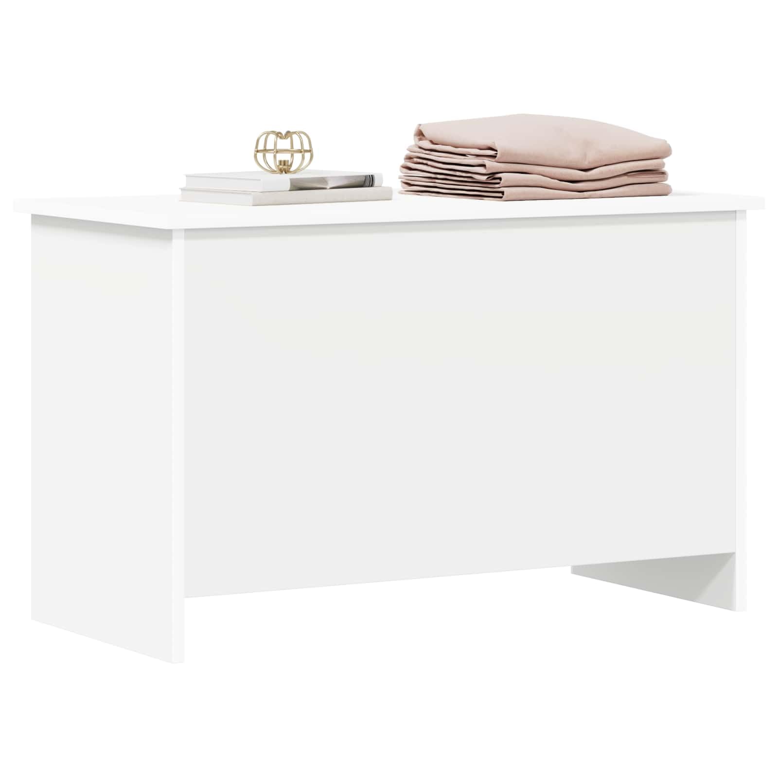 Générique Aufbewahrungsbox, Weiß, 80 x 40 x 50 cm, Holz, Technikholz | Rechteckig, modern, großer Raum, einfache Montage, einfache Pflege, für Schlafzimmer und Flur