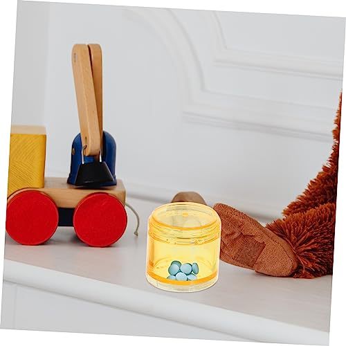 EXAOMBLE Pillendose Für Medikamente Abnehmbarer Organizer Mit Sieben Fächern Tragbare Tablettenbox Für Unterwegs Für Vitamine Und Fischöl Zufälliger Stil