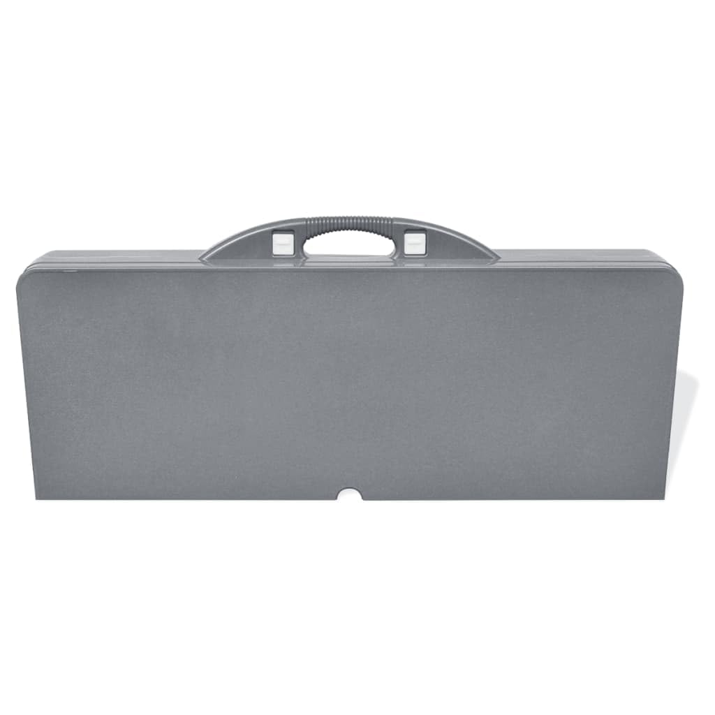 vidaXL Ensemble de Table Pliable de Camping avec 4 tabourets Aluminium