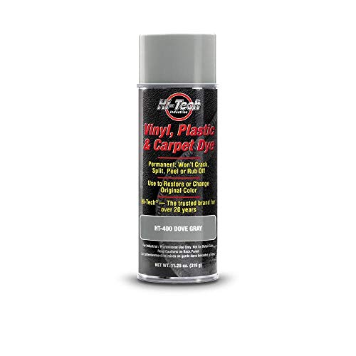 HI-TECH Vinyl, Plastic, Carpet Dye | Leather, Upholstery, Fabric Paint, Dove Gray (1 Pack)