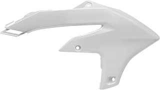 POLISPORT 8498400002 - Tapas de Radiador Resistentes y duraderas Compatible con Motocicletas Yamaha en Color Blanco