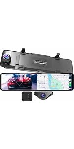 Amazon.co.jp: JADO ドライブレコーダー ミラー型 CarPlayと