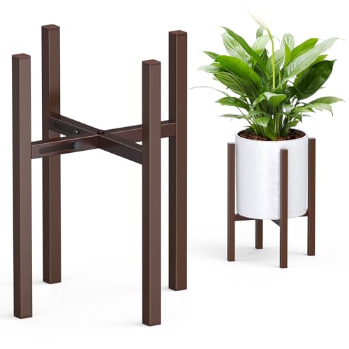 STLOVe Pflanzenständer Metall, Verstellbarer Blumenhocker Modern...